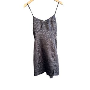 Lulus Black Mini dress Size L With Adjustable Straps